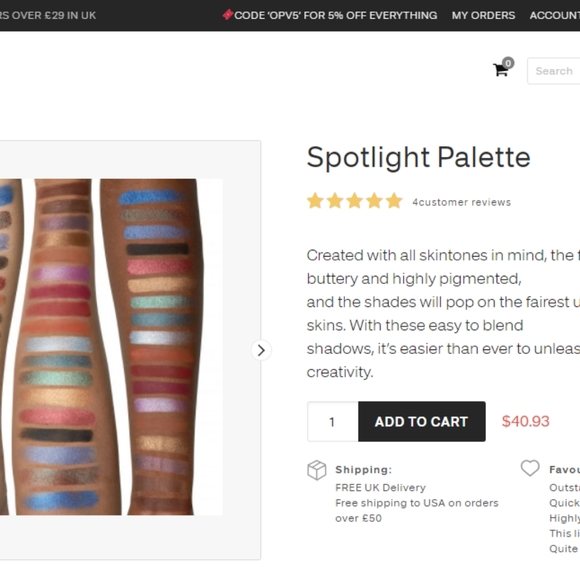 OPV Beauty spotlight palette - Picture 3 of 4